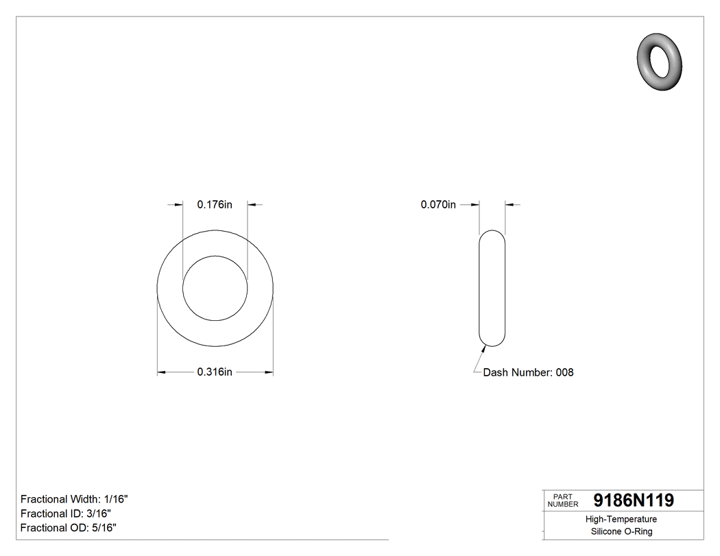 Technical drawing - 9186N119